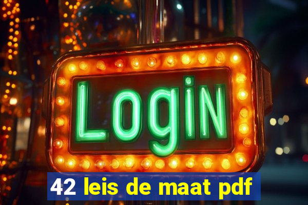 42 leis de maat pdf